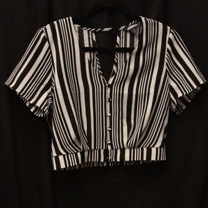 Striped Crop Top